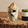 Promotional Valencia 450ml Double Wall Glass Cups Close up